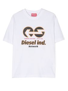 Diesel Kids t-shirt à logo imprimé - Blanc