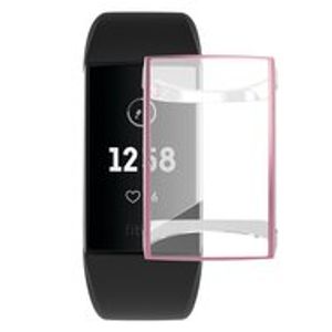 Fitbit Charge 3 & 4 Case (volledig beschermd) - Roze