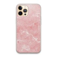 Roze marmer: iPhone 13 Pro Max Transparant Hoesje