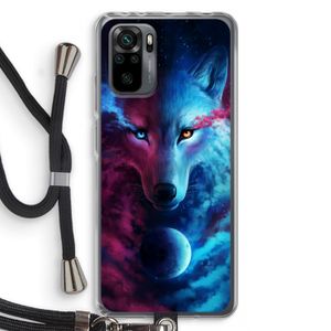 Where Light And Dark Meet: Xiaomi Redmi Note 10 Pro Transparant Hoesje met koord