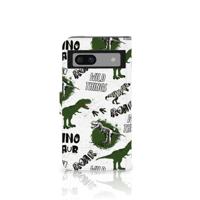 Telefoonhoesje met Pasjes voor Google Pixel 8A Dinosaurus - thumbnail