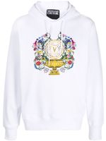 Versace Jeans Couture hoodie à logo imprimé - Blanc - thumbnail