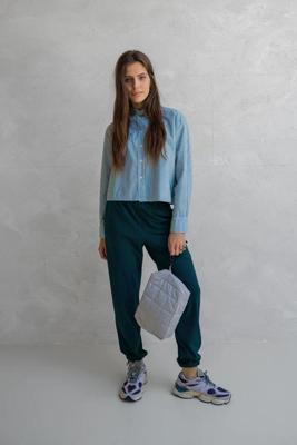 PENN&INK Blouse W25Z794 | White/Blue