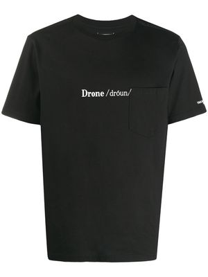 Takahiromiyashita The Soloist t-shirt Drone à slogan imprimé - Noir