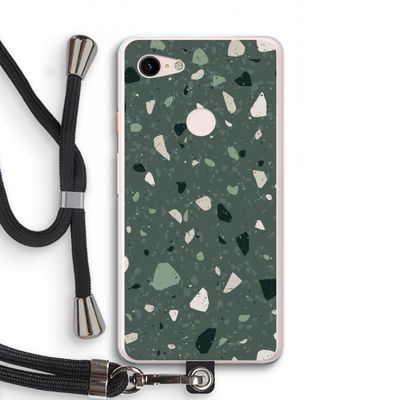 Terrazzo N°19: Pixel 3 XL Transparant Hoesje met koord