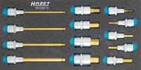 HAZET Dopsleutelbitset 163-220/13 · 1/2 inch (12,5 mm) vierkant hol · Binnen-zeskant-profiel · 13-delig · 5 - 10