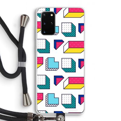 8-bit N°7: Samsung Galaxy S20 Plus Transparant Hoesje met koord