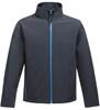 Ragetta RG628 Ablaze Printable Softshell Jacket - Navy/French Blue - M