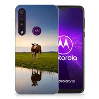 Motorola One Macro TPU Hoesje Koe