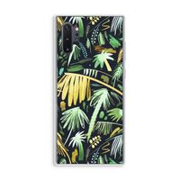 Tropical Palms Dark: Samsung Galaxy Note 10 Plus Transparant Hoesje