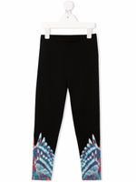 Marcelo Burlon County Of Milan Kids pantalon à imprimé ailes - Noir