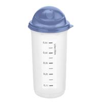 Rotho Rondo Shaker 0.5L Horizon Blauw/Transparant Rotho Rondo Shaker 0.5L Horizon Blauw/Transparant