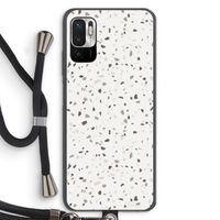 Terrazzo N°14: Xiaomi Redmi Note 10 5G Transparant Hoesje met koord