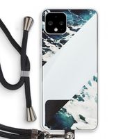 Golven: Pixel 4 Transparant Hoesje met koord