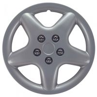 AutoStyle wieldoppen Idaho 15 inch ABS grijs set van 4 - thumbnail