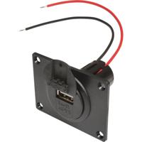 ProCar Power USB Einbausteckdose EV mit Montageplatte und Deckel Power USB inbouwstopcontact met montageplaat en deksel Stroombelasting (max.): 3 A Geschikt - thumbnail