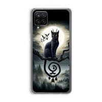 Moonlight Companions: Samsung Galaxy A12 Transparant Hoesje