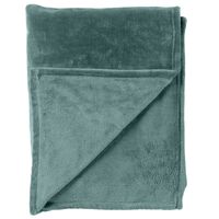 Dutch Decor - CHARLIE - Plaid 200x220 cm - extra grote fleece deken - effen kleur - Sagebrush Green - groen - thumbnail