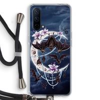 Vleermuizen Maan: OnePlus Nord CE 5G Transparant Hoesje met koord