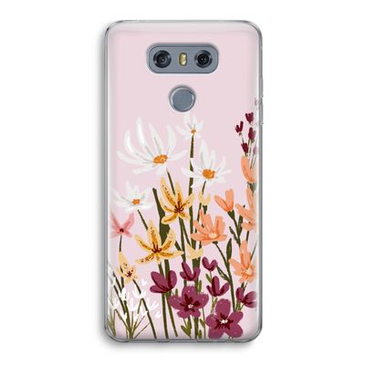 Painted wildflowers: LG G6 Transparant Hoesje