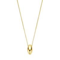 Verguld Zilveren Ketting - 41+4 cm - 3 Micron - 1,7 mm