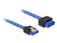 DeLOCK 84973 SATA-kabel 0,5 m SATA 7-pin Zwart, Blauw