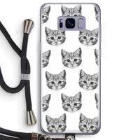 Kitten: Samsung Galaxy S8 Plus Transparant Hoesje met koord Kitten: Samsung Galaxy S8 Plus Transparant Hoesje met koord