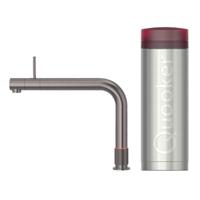 Quooker Front Keukenkraan Set - Kokend Warm- en Koud Water - Gunmetal - met COMBI+ Reservoir