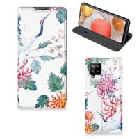 Samsung Galaxy A42 | Hoesje maken | Bird Flowers