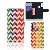 Alcatel 1S 2020 | Telefoon Hoesje | Zigzag Multi Color
