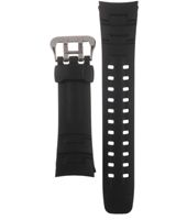 Horlogeband Casio 10173433 Kunststof/Plastic Zwart 16mm - thumbnail