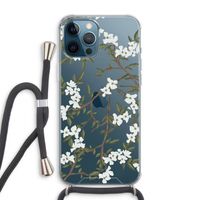 Blossoming spring: iPhone 12 Pro Max Transparant Hoesje met koord