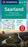 Wandelkaart 825 Saarland | Kompass - thumbnail