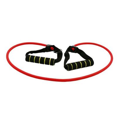 RESISTANCE FITNESS TUBE HANDLES FLEX NEW DENSITY LIGHT HALF RED