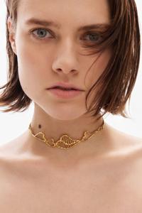 Vergulde choker harten Zalio - MATERIAL FINISHES - U