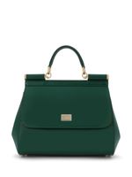 Dolce & Gabbana sac à main Sicily médium en cuir - Vert - thumbnail