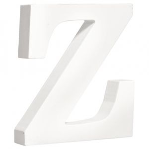 Houten letter Z 11 cm