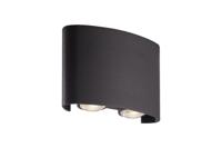 Searchlight WandlampShadows S zwart - 1224-4BK