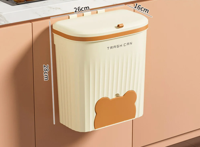 EcoBin Keuken & Badkamer Wandprullenbak - 8.5L / 12L Met Deksel EcoBin Keuken & Badkamer Wandprullenbak - 8.5L / 12L Met Deksel