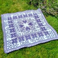 Rosina Plane - Mile Cross Sampler Baby Blanket CAL Ultra Violet Haakpakket