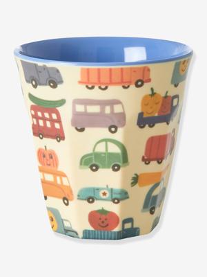 Medium melamine kinderbeker HAPPY CARS rice 250 ml meerkleurig