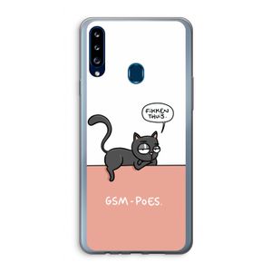 GSM poes: Samsung Galaxy A20s Transparant Hoesje