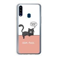 GSM poes: Samsung Galaxy A20s Transparant Hoesje