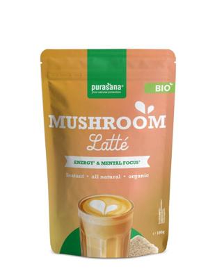 Purasana hot drinks mushroom latte bio