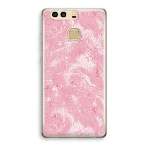 Abstract Painting Pink: Huawei P9 Transparant Hoesje