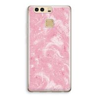 Abstract Painting Pink: Huawei P9 Transparant Hoesje
