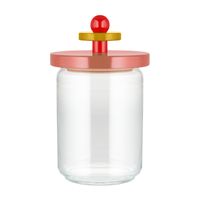 Alessi Voorraadpot Twergi - ES16/100 2 - Roze - ø 12 cm / 1 Liter - door Ettore Sotsass