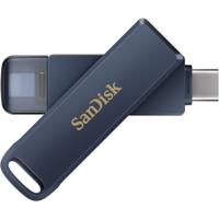 Sandisk 256GB iXpand Phone Drive geheugen, voor iPhone, iPad, PC en Mac - Lightning en USB-C aansluiting