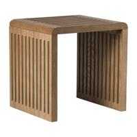 Bijzettafel Japandi klein - bruin - 34x34x29 cm