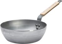 De Buyer Hapjespan - Sauteuse - Mineral B Hout - ø 24 cm / 2.5 liter - zonder anti-aanbaklaag